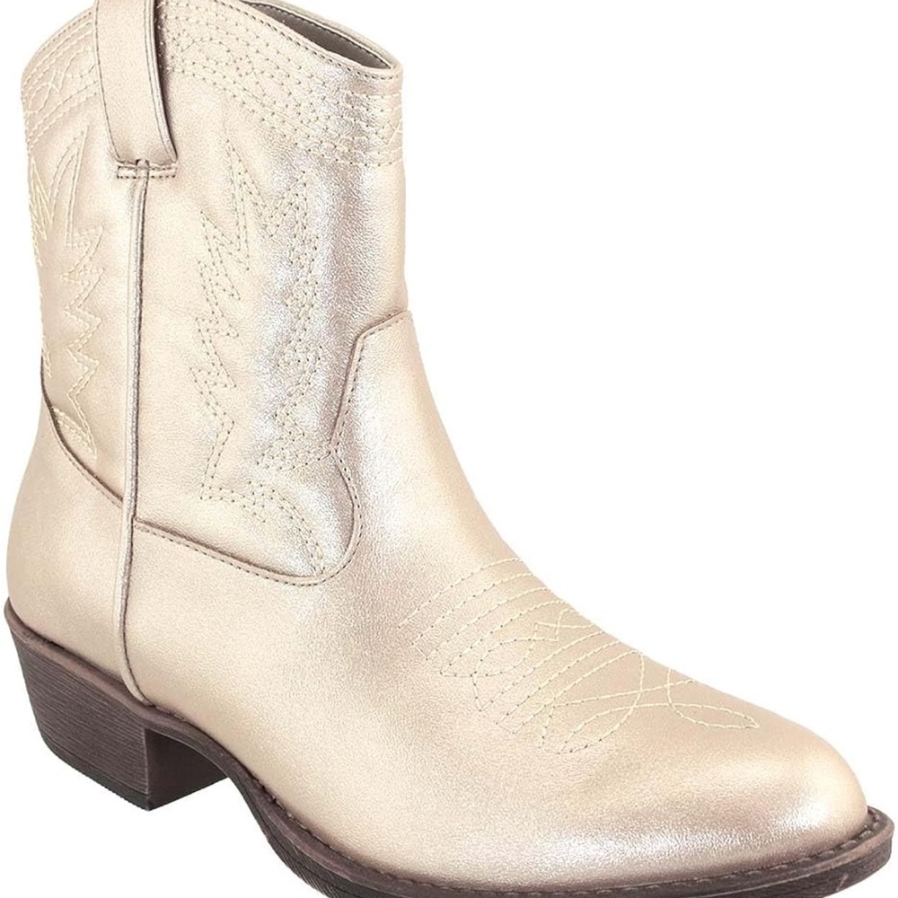 Gold Western Cowboy Boots